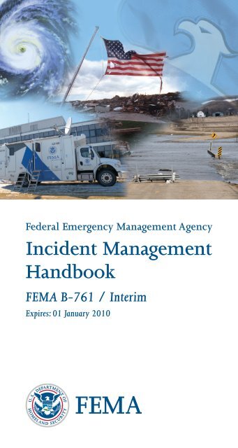Incident Management Handbook FEMA B-761  / Interim - APHIS