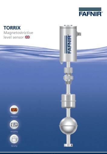 Download a datasheet for the TORRIX Level Sensor here....