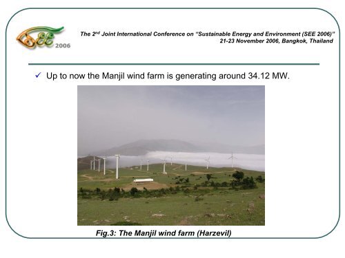 Recent Advances in the Implementation of Wind Energy in Iran