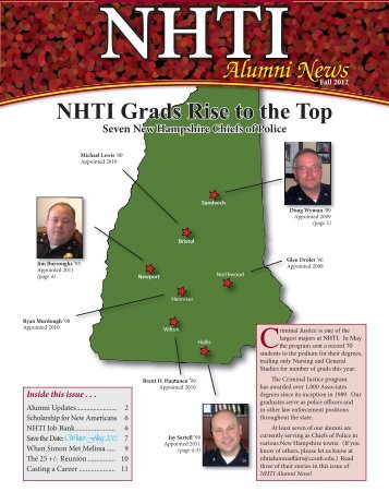 NHTIAlumni NewsFall 2012 - NHTI - Concord's Community College