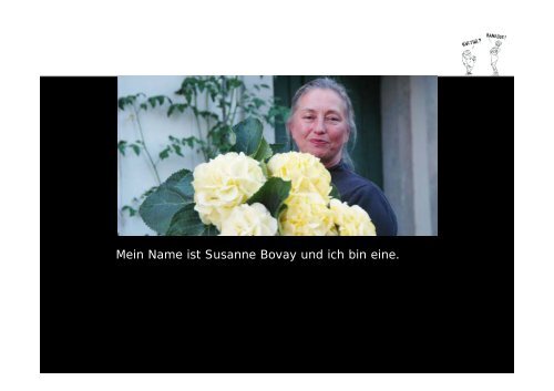 Mein Name ist Susanne Bovay und ich bin eine. - Event ...