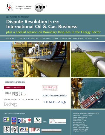 Dispute Resolution in the International Oil & Gas Business - AIPN