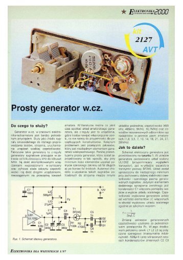 Prosty generator w.cz. (1050KB) - Elportal