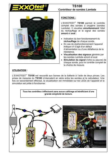 ContrÃ´leur de sondes Lambda - Exxotest