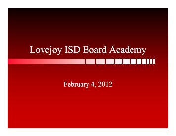 g - Lovejoy ISD