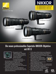 Die neuen professionellen Supertele-NIKKOR-Objektive mit ... - Nikon