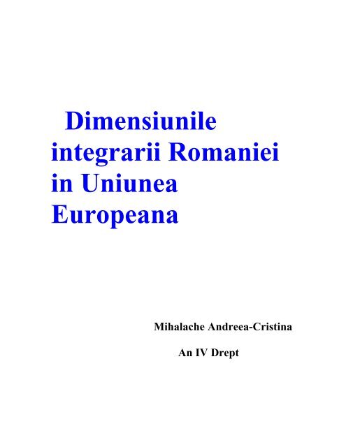 Andreea Mihalache Pdf