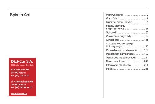 Opel Astra J 2012 â Instrukcja obsÅugi â Opel Polska