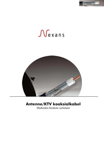 Antenne/KTV koaksialkabel - Nexans
