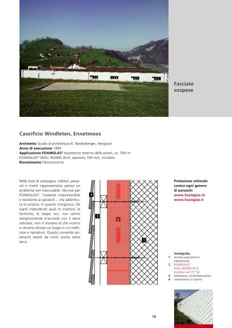 Sistemi d'isolamento per facciate - foamglas