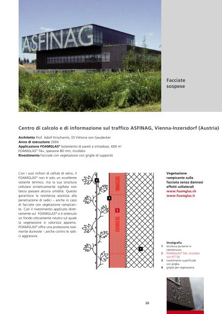 Sistemi d'isolamento per facciate - foamglas