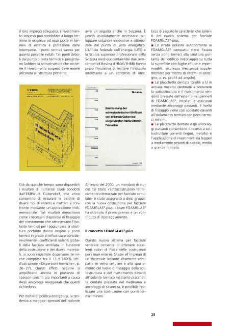 Sistemi d'isolamento per facciate - foamglas