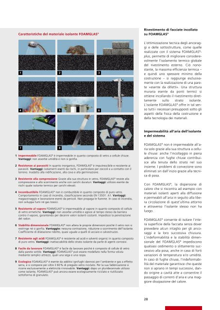 Sistemi d'isolamento per facciate - foamglas