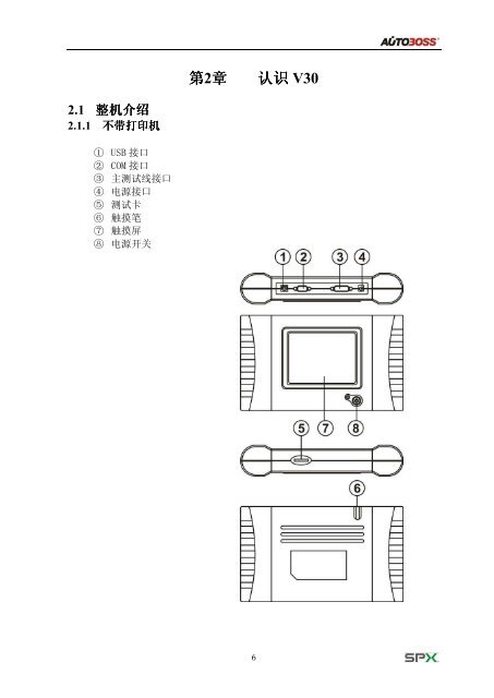 车博仕V30彩屏诊断仪使用说明书 - 车博仕解码器|汽车解码器