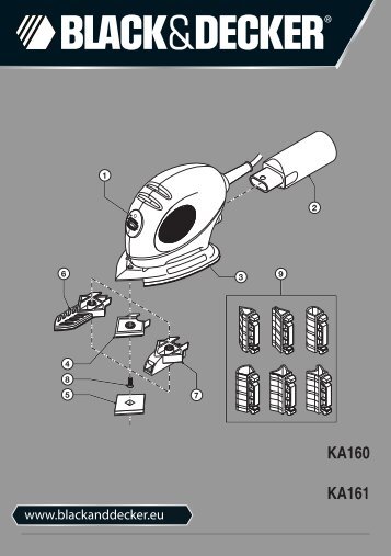 KA160 KA160K KA161 KA161K - Black & Decker