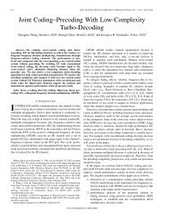Joint CodingâPrecoding With Low-Complexity Turbo-Decoding