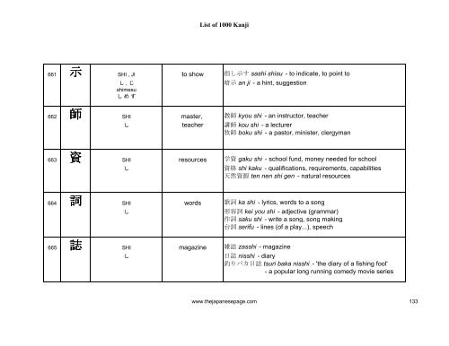 [eBook] 1000 kanjis - japanese dictionary