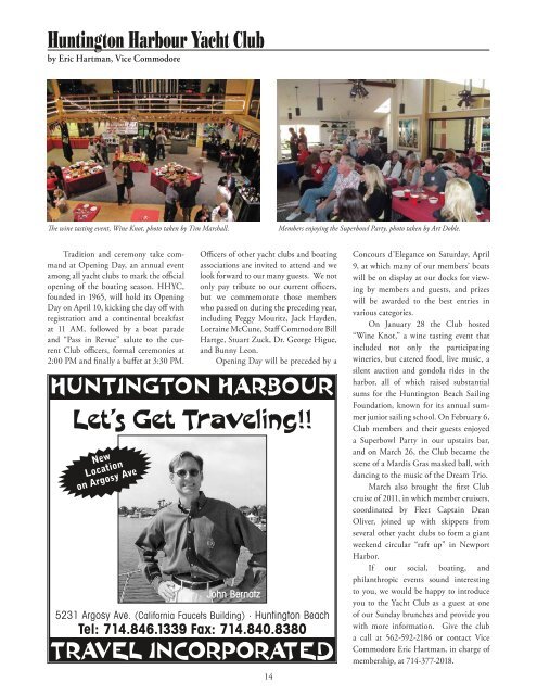 Wanderlust Ski Club, February 2011 - Harbour Light Magazine