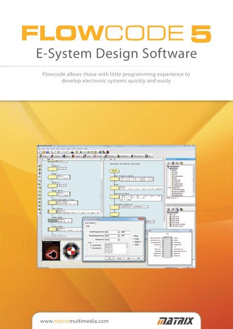 Flowcode V5 Datasheet - Matrix Multimedia Ltd
