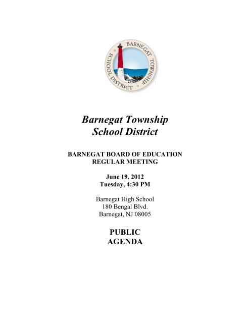 6/19/12 - Barnegat Township School District