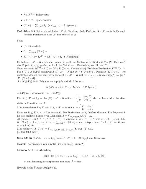 Algebraische Automatentheorie - stinfwww