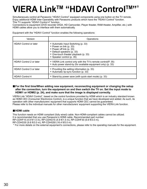 MANUAL DE USUARIO TC-P42C1(es) - Panasonic