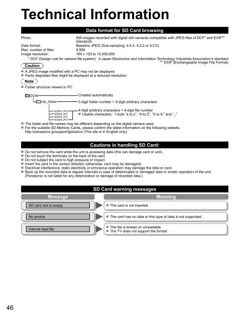 MANUAL DE USUARIO TC-P42C1(es) - Panasonic