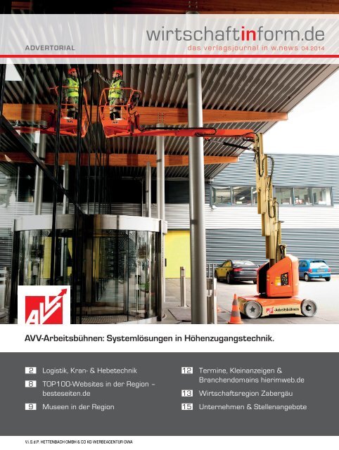 Logistik, Kran- & Hebetechnik | wirtschaftinform.de 04.2014