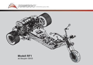 Modell RF1 - Rewaco trike