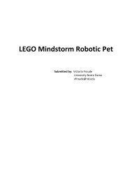 P67 - LEGO Mindstorm Robotic Pet, University of - Discovery Press