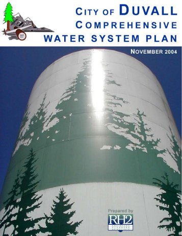 Comprehensive Water System Plan - City of Duvall