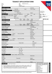 TENANCY APPLICATION FORM - Biggin Scott