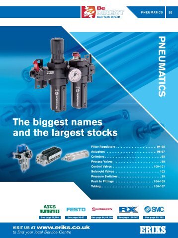 Pneumatics Brand Partners - Eriks UK