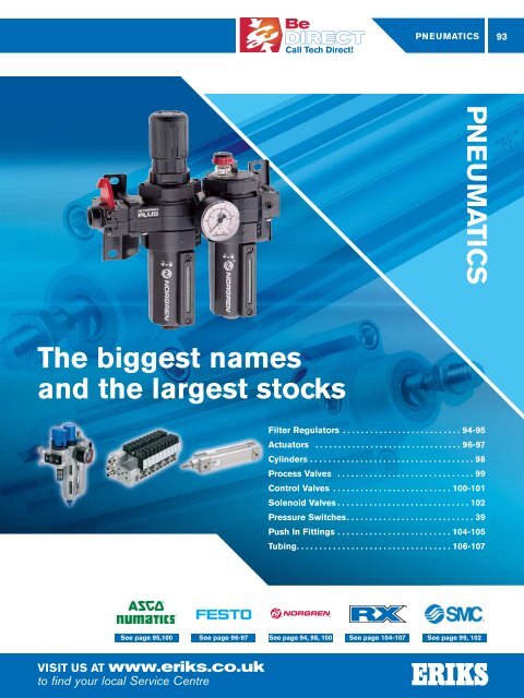 Pneumatics Brand Partners - Eriks UK