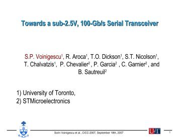 Slides - University of Toronto