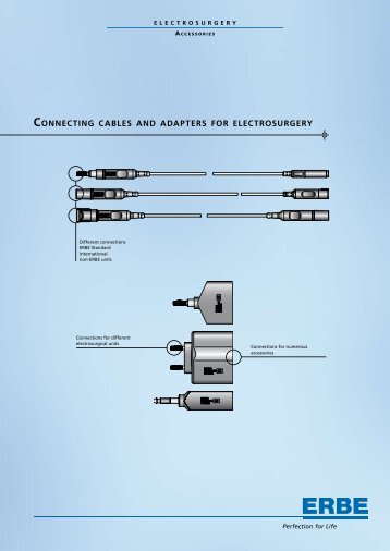 CONNECTING CABLES AND ADAPTERS FOR ELECTROSURGERY