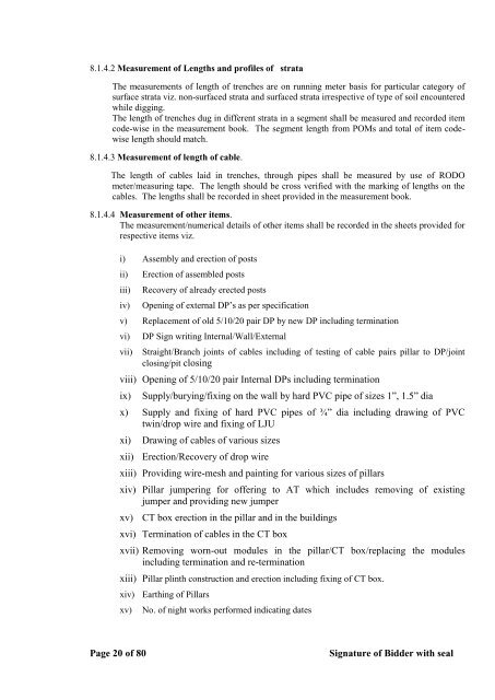 BID DOCUMENT - Chennai Telephones - BSNL