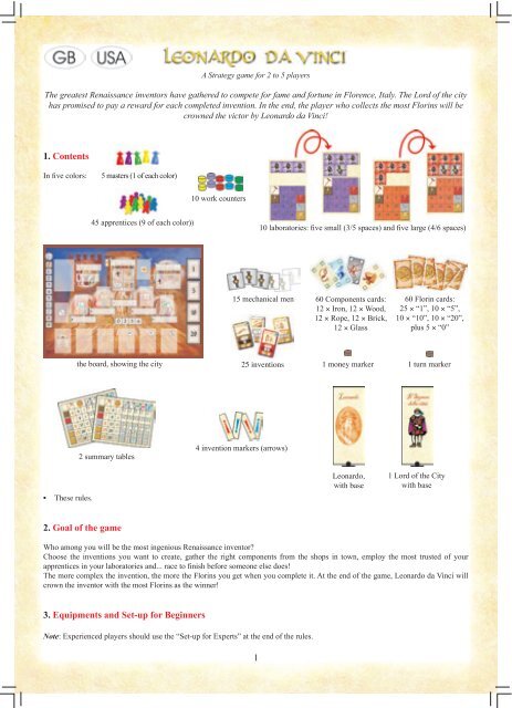 Leonardo da Vinci Rules (PDF)