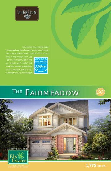 THE FAIRMEADOW - Reid's Heritage Homes