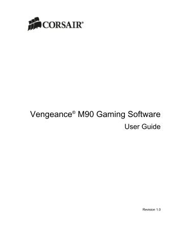 Using the Vengeance Gaming Software - Corsair