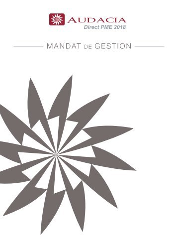 MANDAT DE GESTION - Haussmann Patrimoine