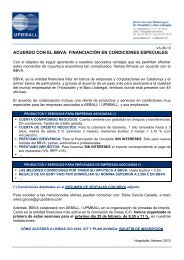 acuerdo con el bbva: financiaciÃ³n en condiciones especiales - Fesitel