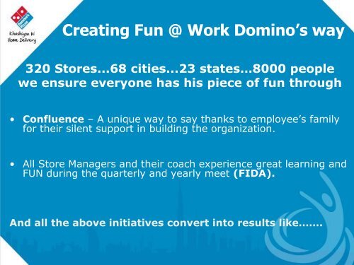 Jubilant FoodWorks Ltd - Great Place to Work Institute