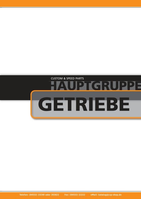 Getriebe - CSP-Products