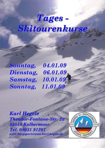 Test Skitourenkurse