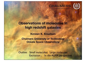 Observations of molecules in high redshift galaxies