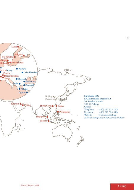 Annual Report - EFG Bank Group