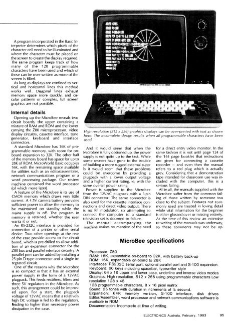 Applied Technology and Microbee adverts. - The MESSUI Place