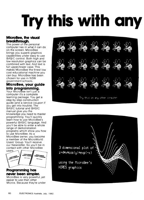 Applied Technology and Microbee adverts. - The MESSUI Place