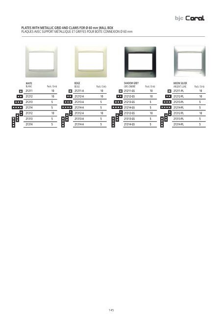 Low Voltage Wiring Devices and Installation Material ... - BJC